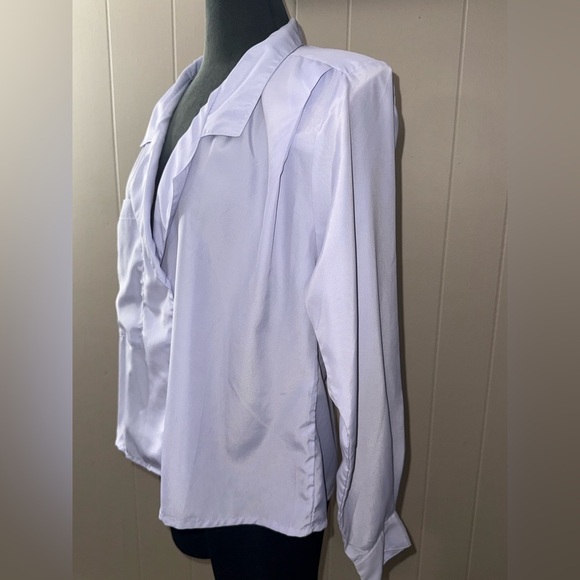 Vintage Diane Von Furstenberg Collared Blouse - Picture 10 of 14